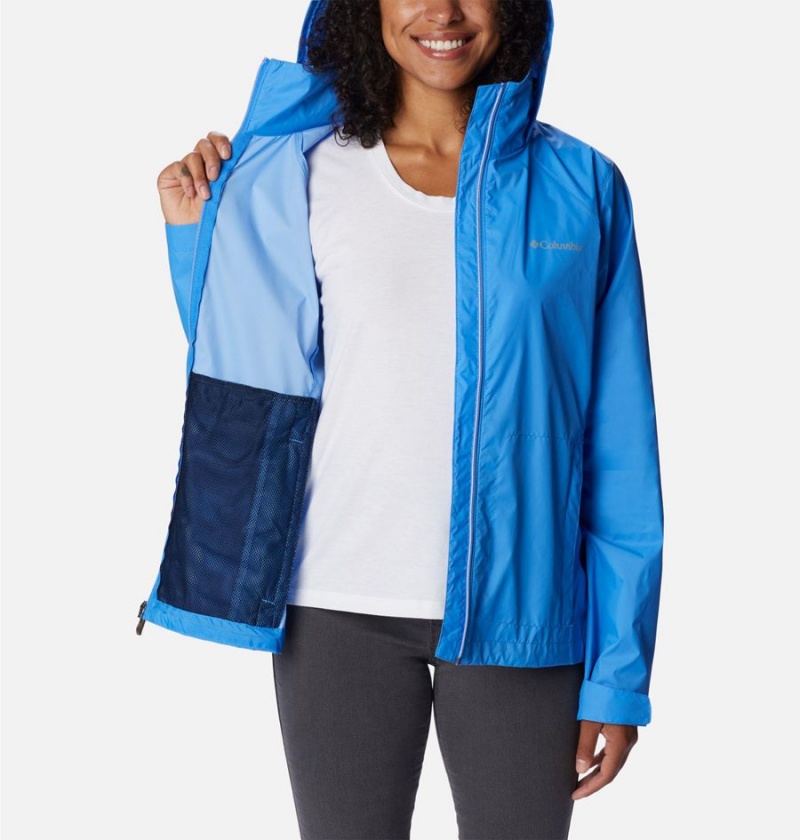 Blue Columbia Switchback III Women's Rain Jacket | 62591XEFU