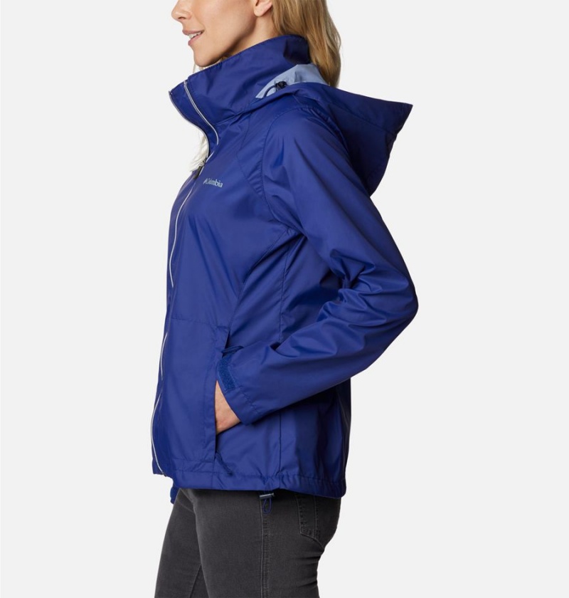 Blue Columbia Switchback III Women's Rain Jacket | 13586YNVH