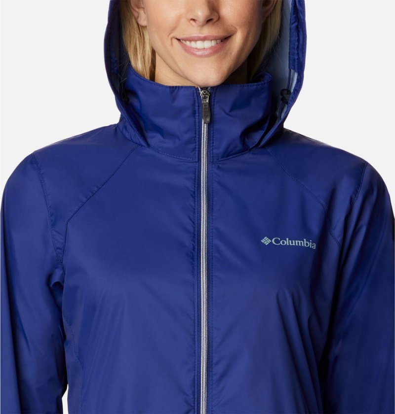 Blue Columbia Switchback III Women's Rain Jacket | 13586YNVH