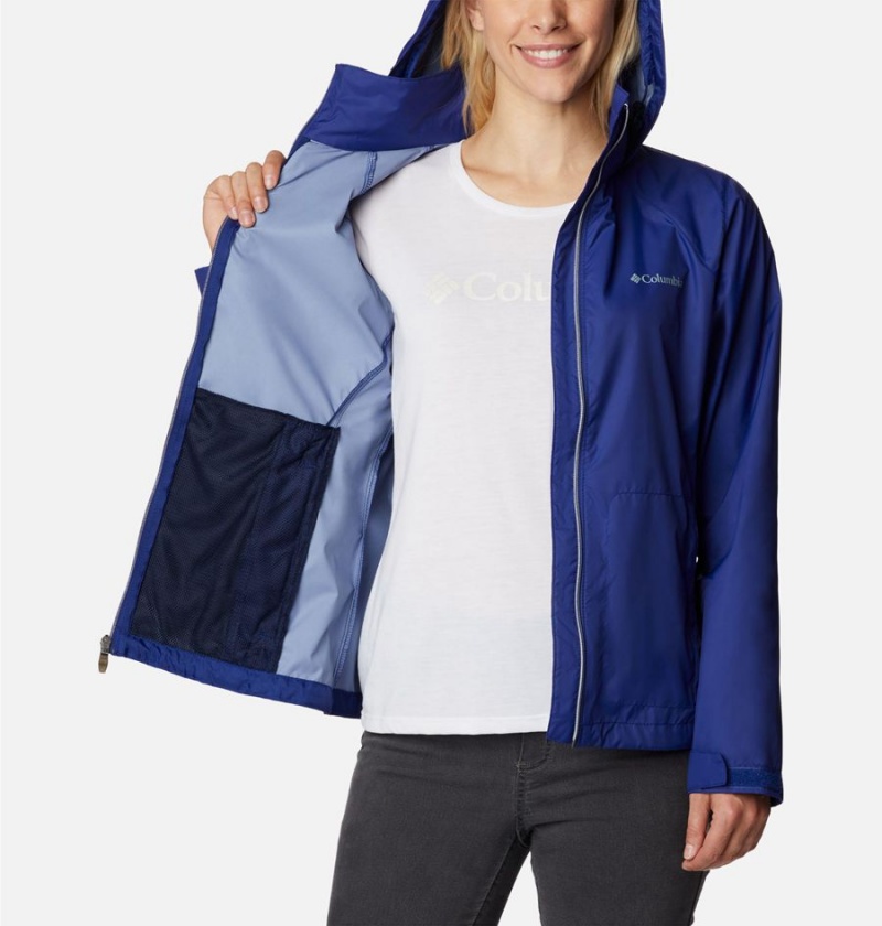 Blue Columbia Switchback III Women's Rain Jacket | 13586YNVH