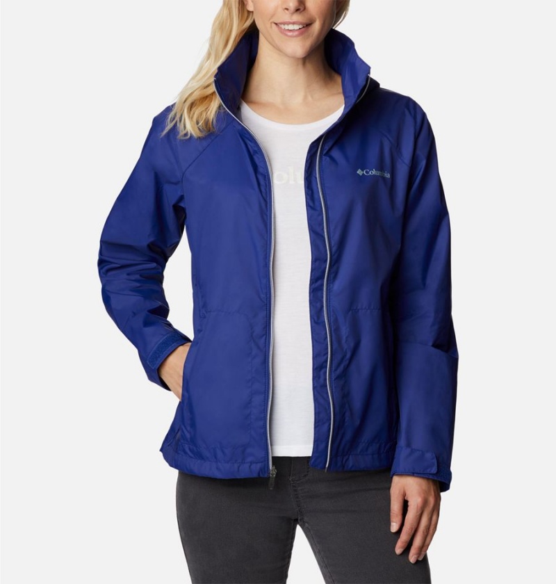 Blue Columbia Switchback III Women's Rain Jacket | 13586YNVH