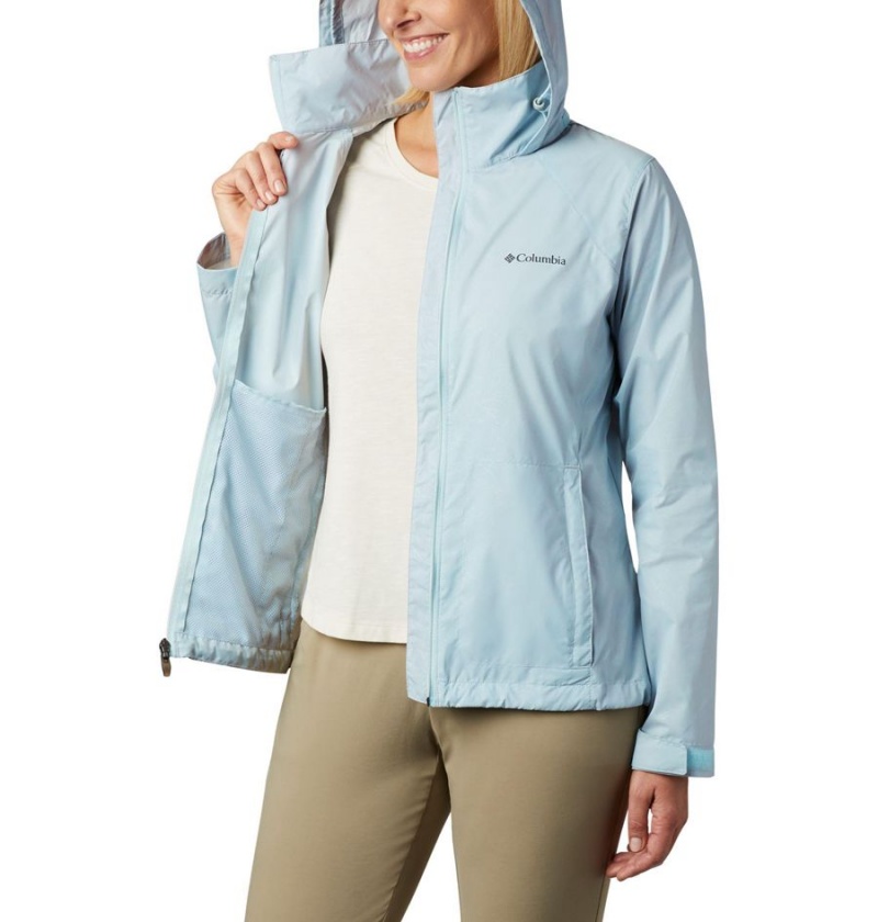 Blue Columbia Switchback III Women's Rain Jacket | 08765LGAC