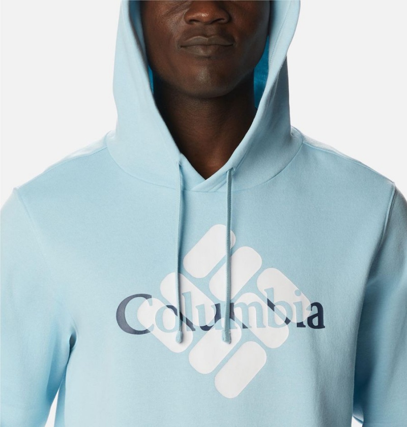 Blue Columbia Trek Men's Hoodie | 97213WPOQ