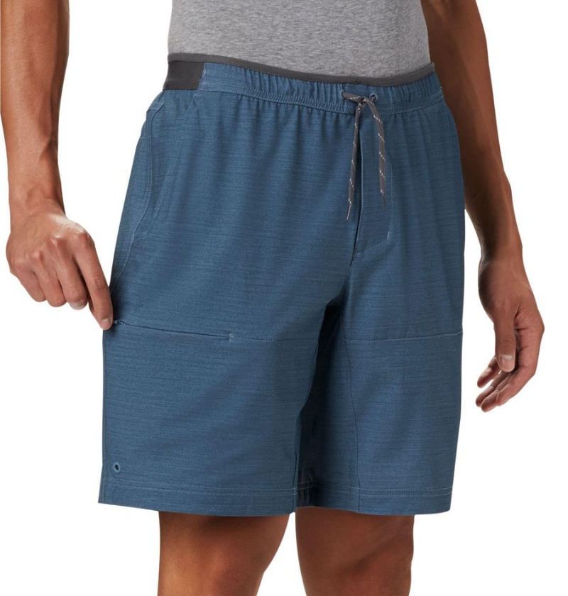 Blue Columbia Twisted Creek Men's Shorts | 65714VHSL