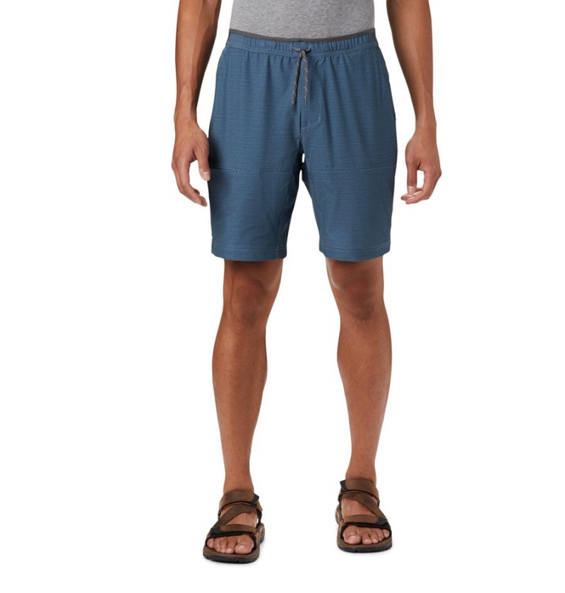 Blue Columbia Twisted Creek Men\'s Shorts | 65714VHSL