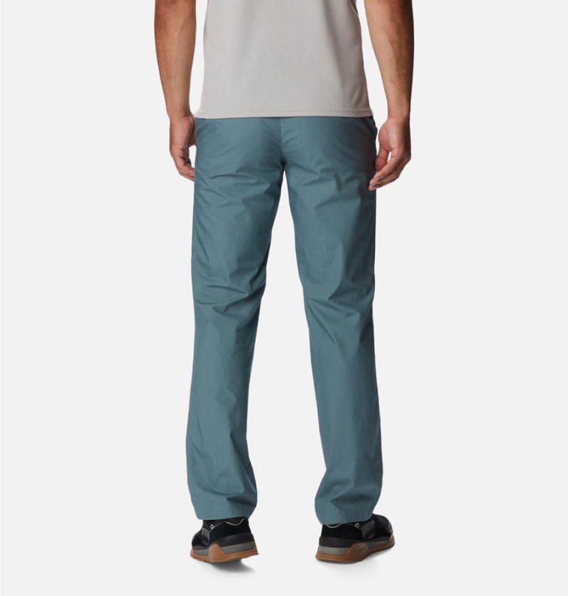 Blue Columbia Washed Out Men's Pants | 16593SFZB