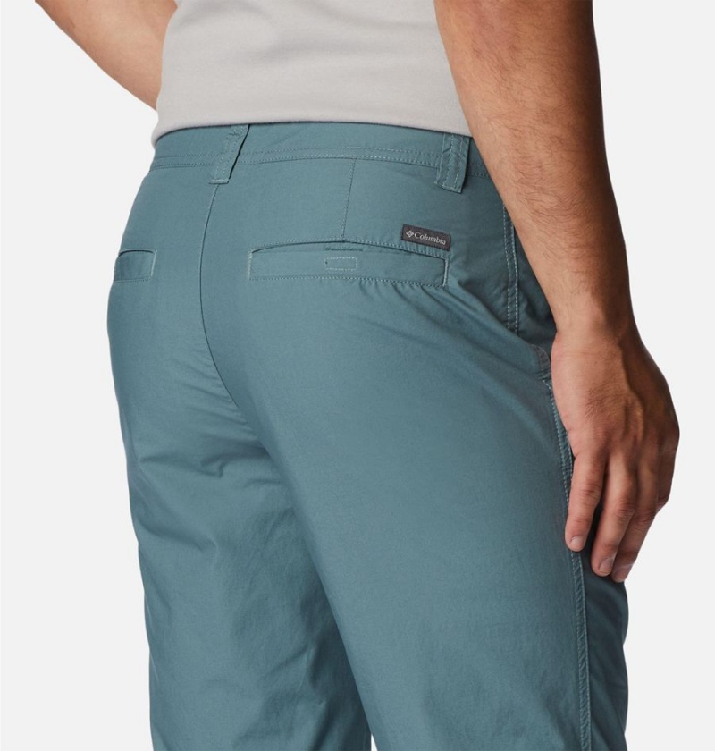 Blue Columbia Washed Out Men's Pants | 16593SFZB