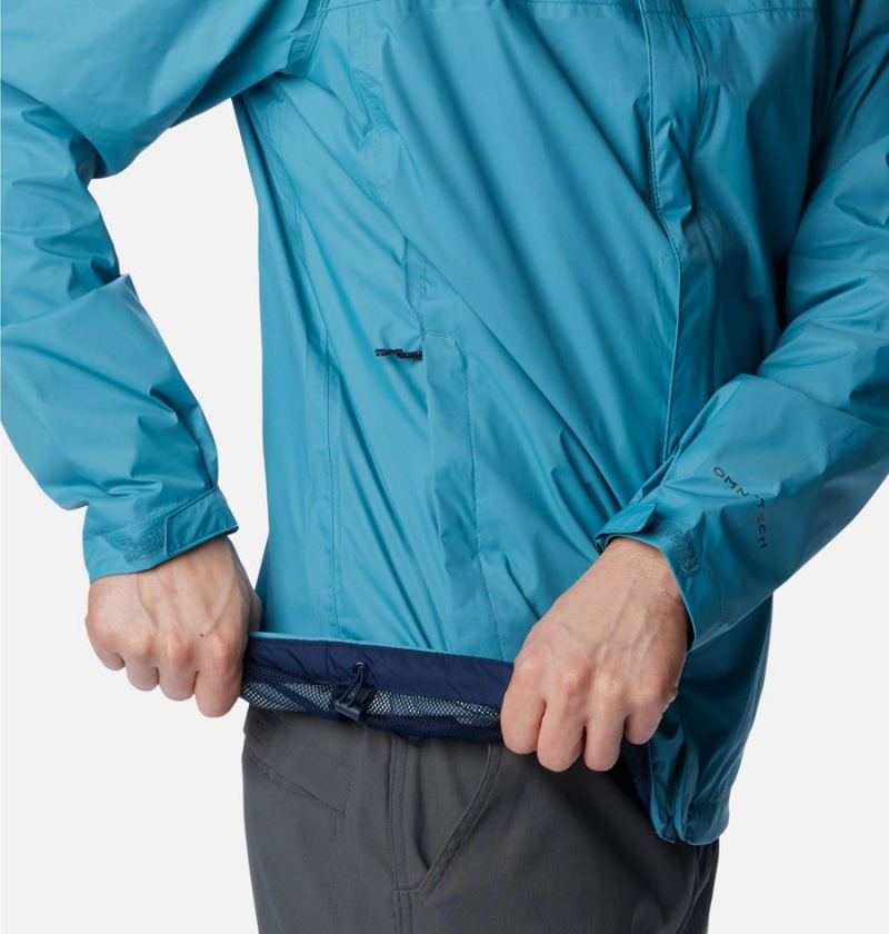 Blue Columbia Watertight II Men's Rain Jacket | 16720NWYB