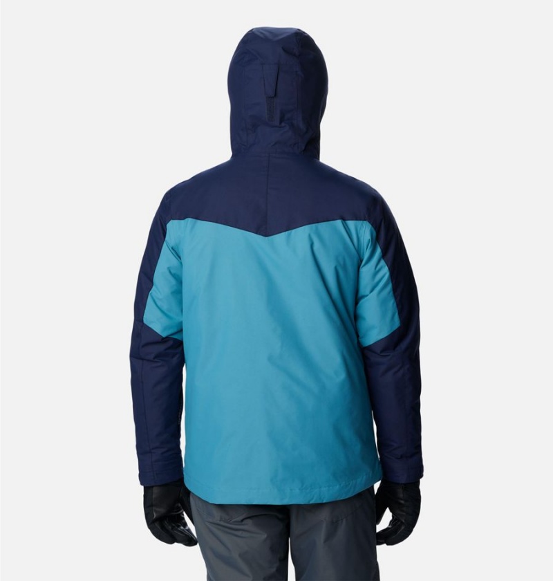 Blue Columbia Whirlibird IV Interchange Men's Ski Jacket | 07265PAEK