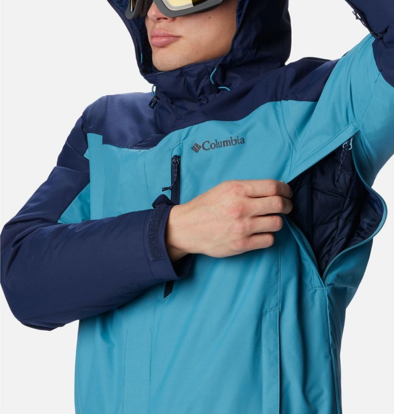 Blue Columbia Whirlibird IV Interchange Men's Ski Jacket | 07265PAEK