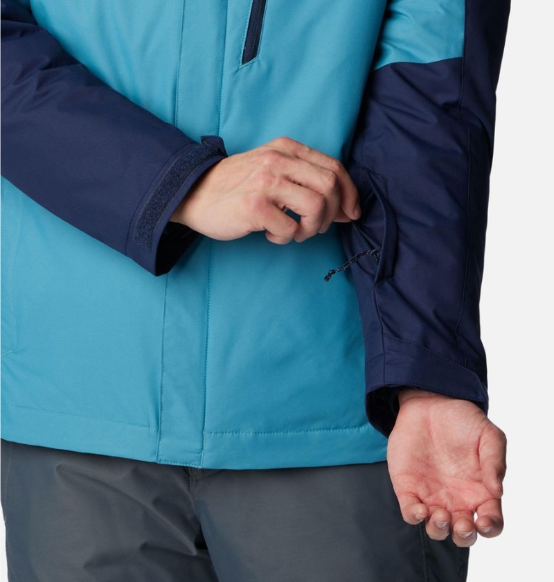 Blue Columbia Whirlibird IV Interchange Men's Ski Jacket | 07265PAEK