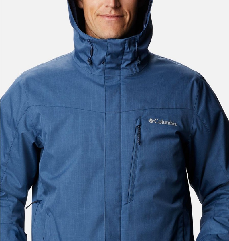 Blue Columbia Whirlibird IV Interchange Men's Ski Jacket | 25196EJHM