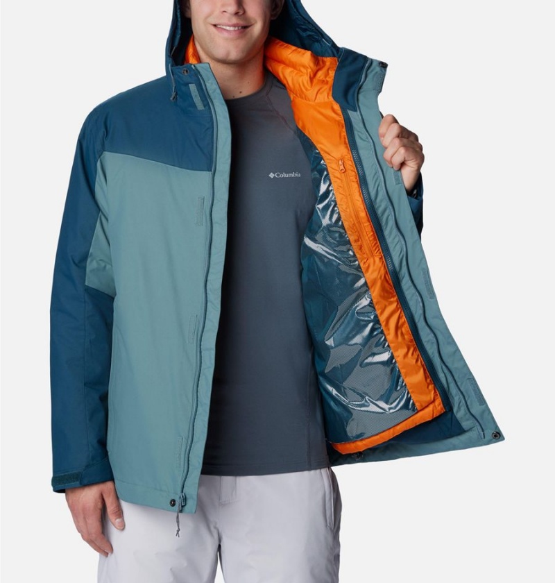 Blue Columbia Whirlibird IV Interchange Men's Ski Jacket | 24079EXUA