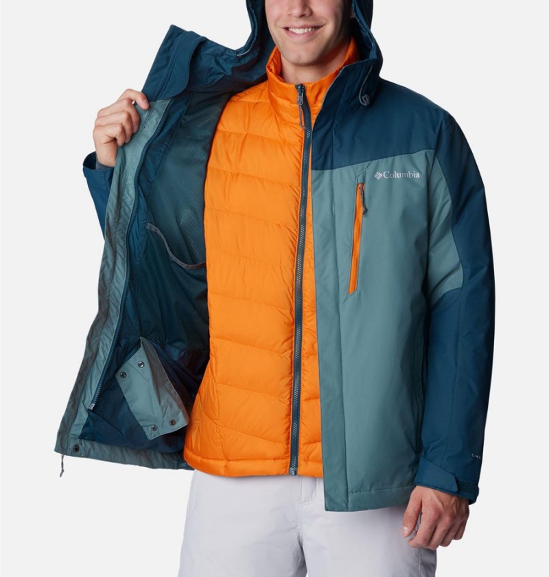 Blue Columbia Whirlibird IV Interchange Men's Ski Jacket | 24079EXUA