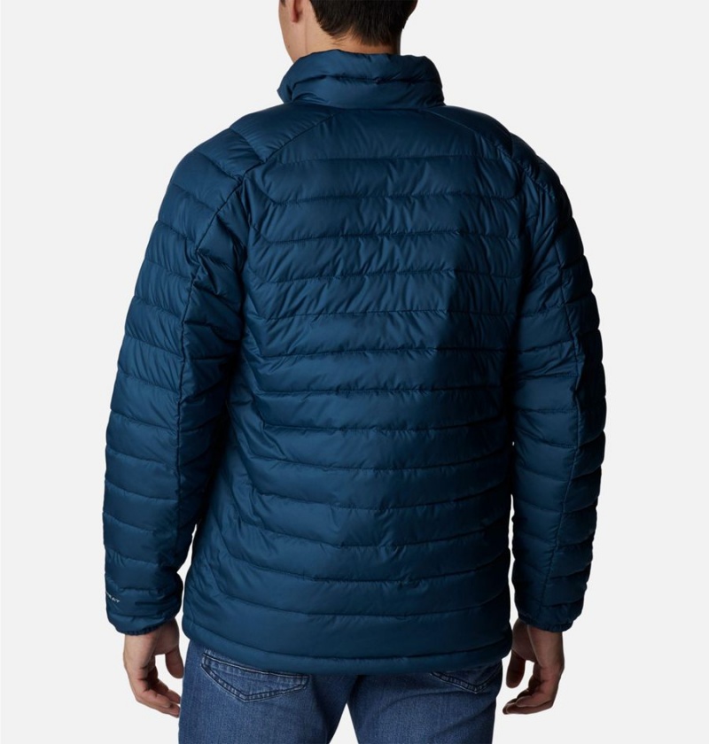 Blue Columbia Wolf Creek Falls Insulated Men's Puffer Jacket | 51437MQWE