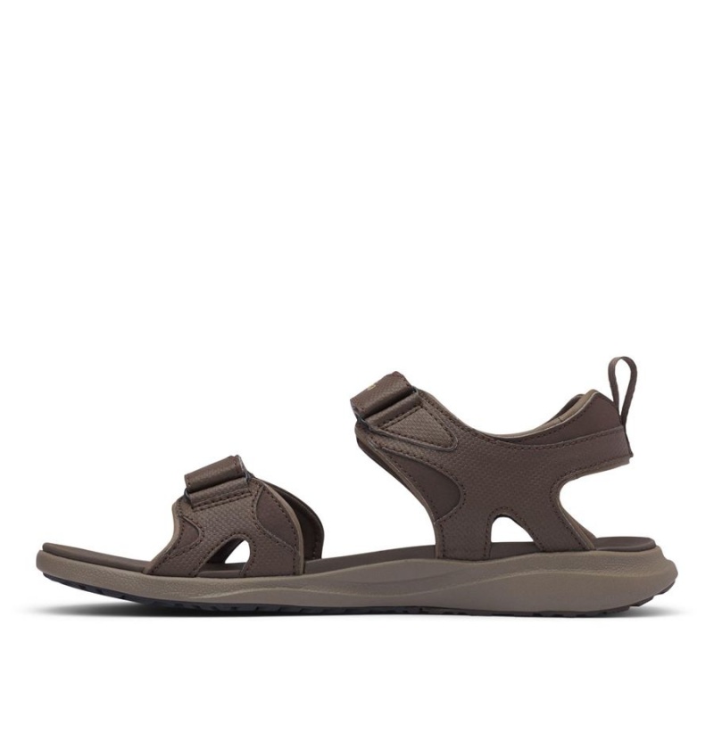 Brown Columbia Ankle Strap Men's Sandals | 21648GEKY