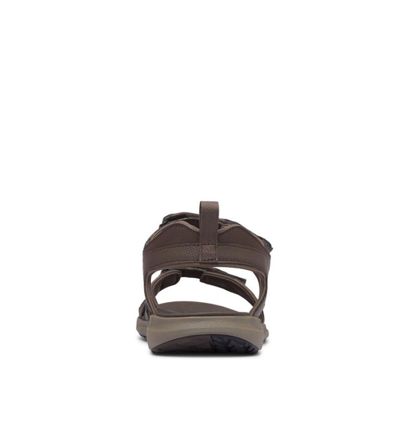 Brown Columbia Ankle Strap Men's Sandals | 21648GEKY