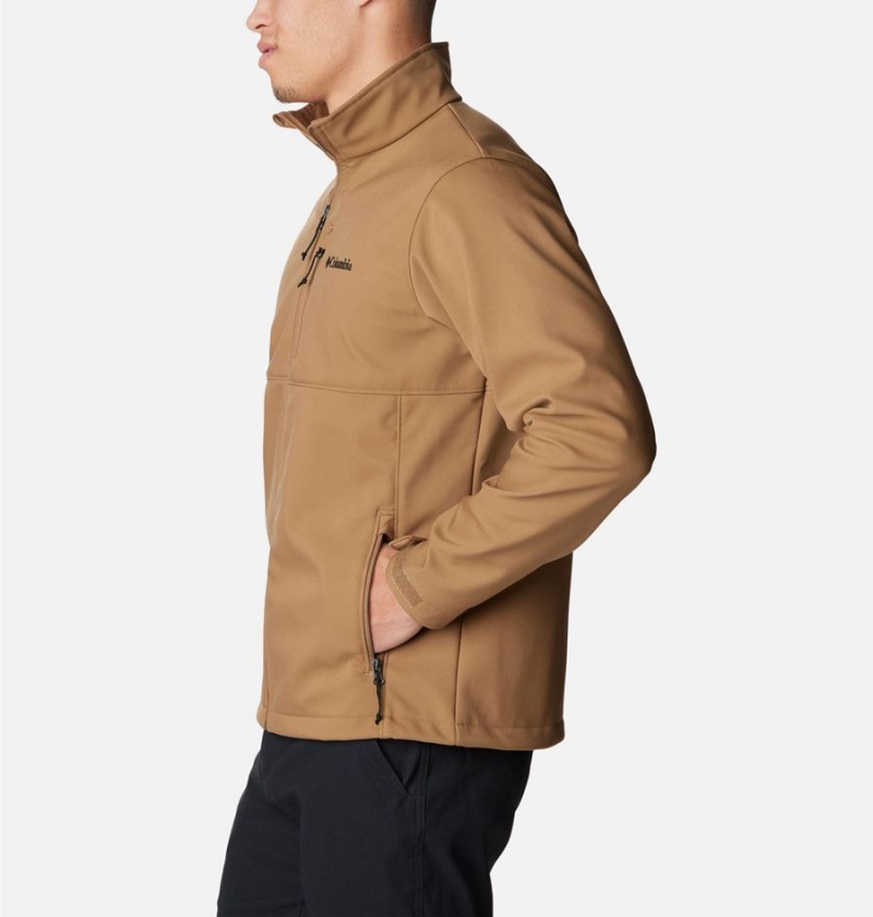 Brown Columbia Ascender Men's Softshell Jackets | 10435XSEG