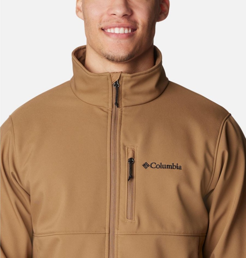 Brown Columbia Ascender Men's Softshell Jackets | 10435XSEG