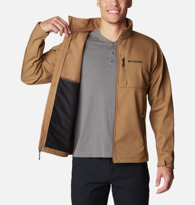 Brown Columbia Ascender Men's Softshell Jackets | 10435XSEG