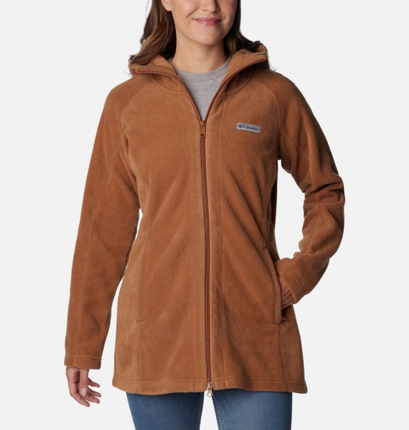 Brown Columbia Benton Springs II Long Hoodie Women\'s Fleece Jacket | 53702RAMV