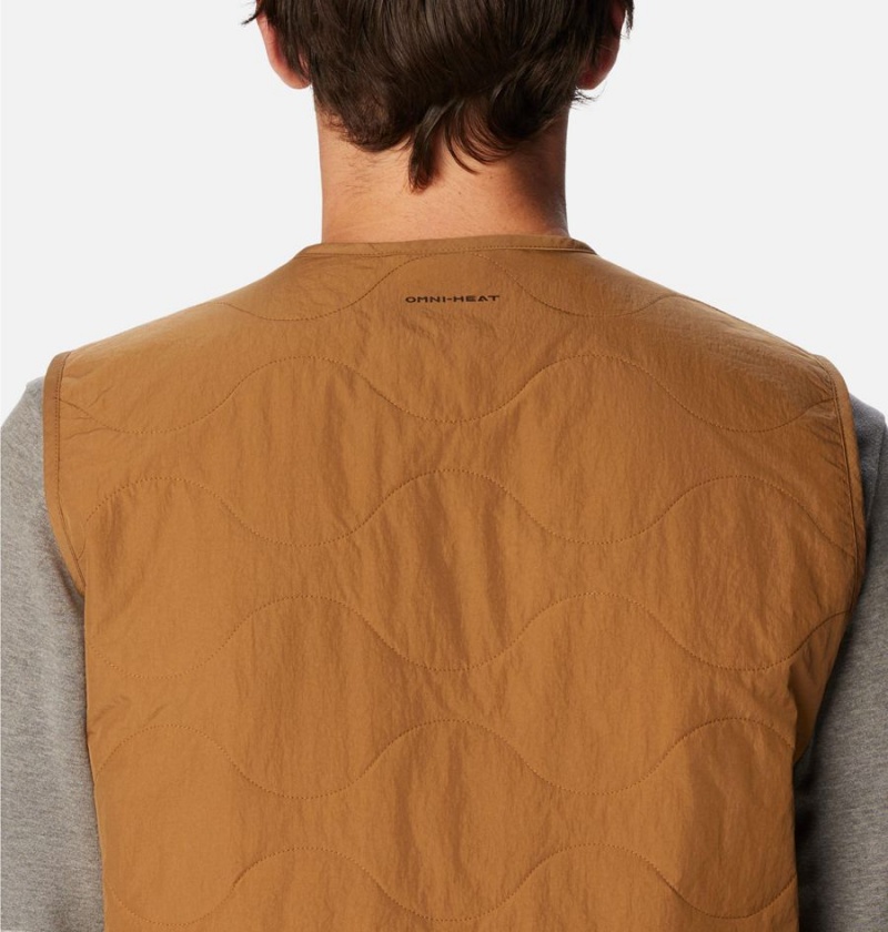 Brown Columbia Birchwood Men's Vest | 91436ZGNJ