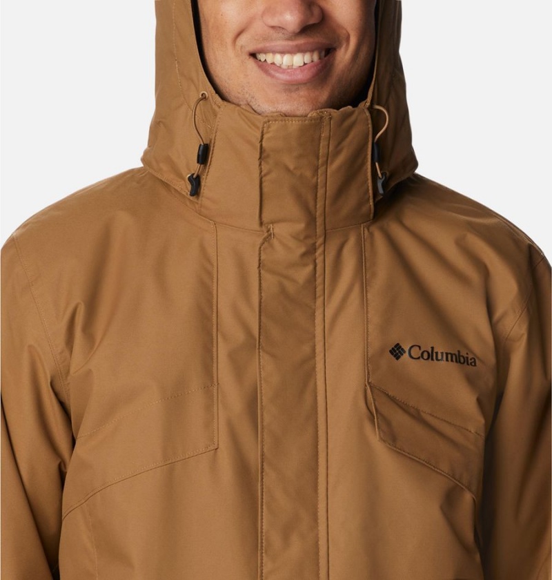 Brown Columbia Bugaboo II Fleece Interchange Men's Ski Jacket | 36948TUMF