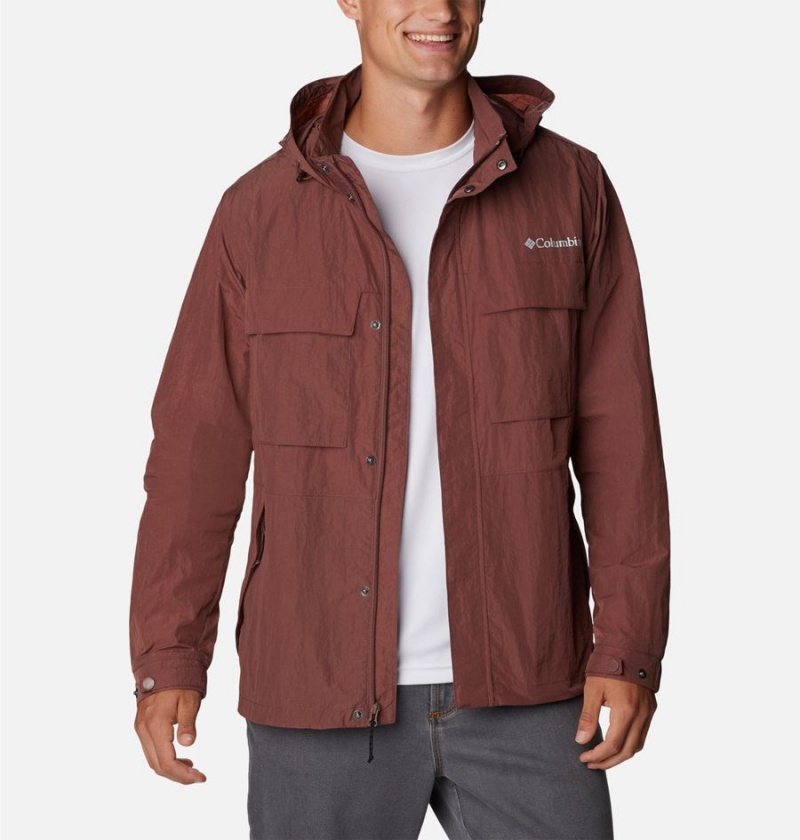 Brown Columbia Coho River Jacket Men's Windbreaker | 62349DURI