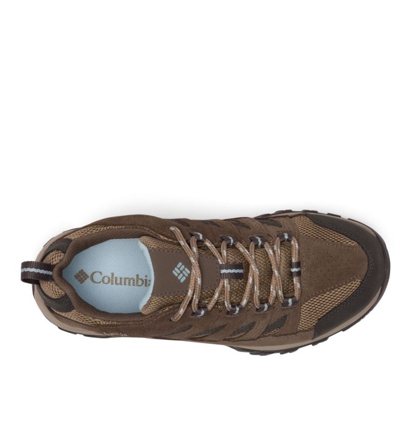 Brown Columbia Crestwood Waterproof Women's Hiking Shoes | 07245ASEY