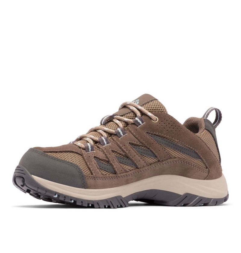 Brown Columbia Crestwood Waterproof Women's Hiking Shoes | 07245ASEY