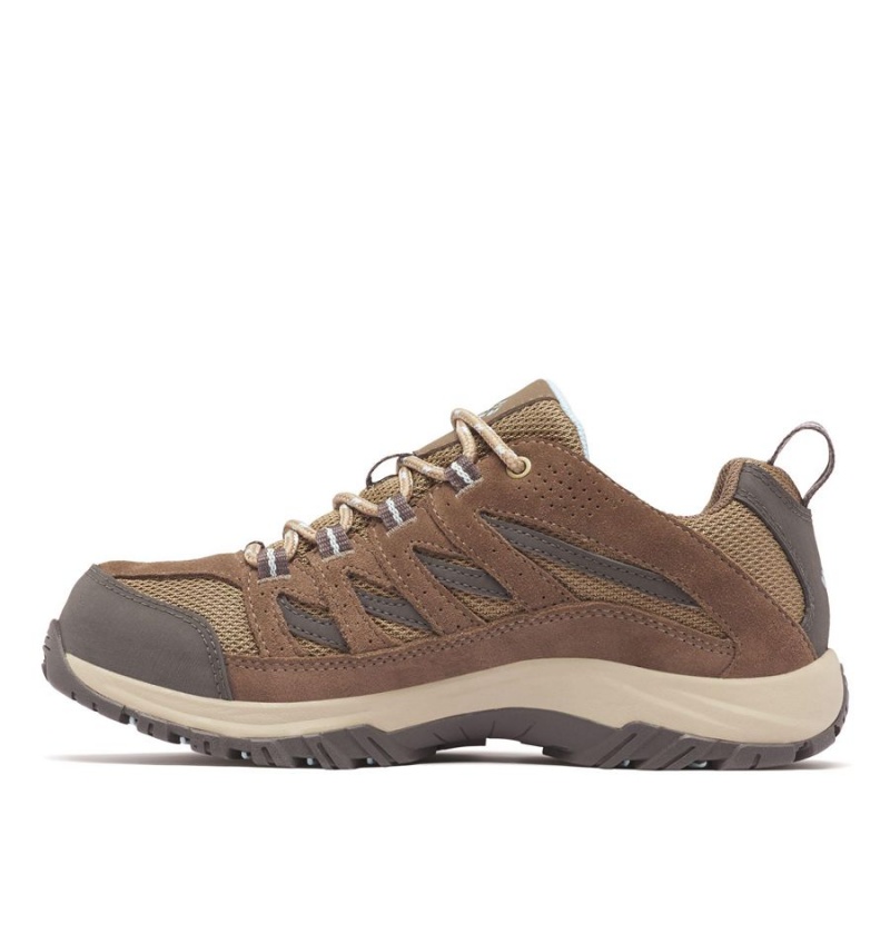 Brown Columbia Crestwood Waterproof Women's Hiking Shoes | 07245ASEY