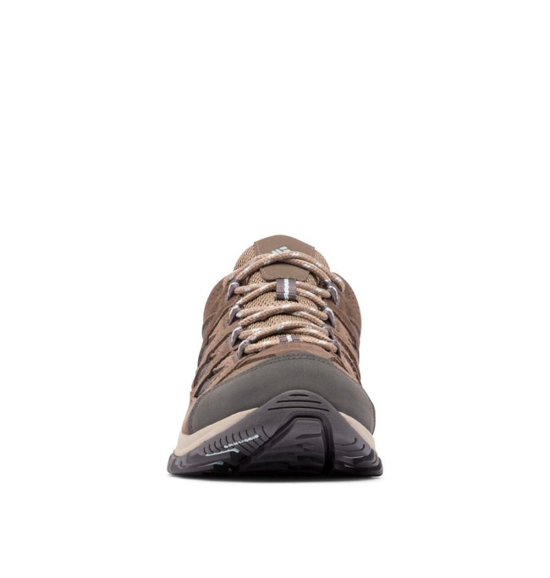 Brown Columbia Crestwood Waterproof Women's Hiking Shoes | 07245ASEY