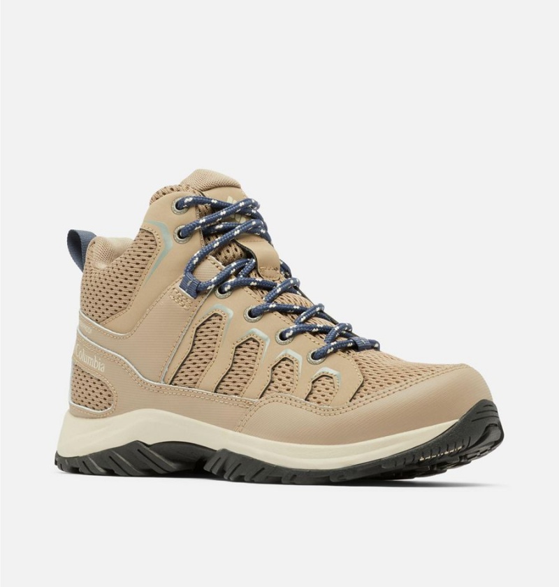 Brown Columbia Granite Trail Mid Waterproof Women's Hiking Shoes | 04186WJNI