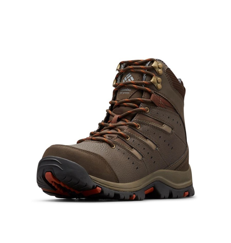 Brown Columbia Gunnison II Omni Heat Men's Boots | 38216RGCE