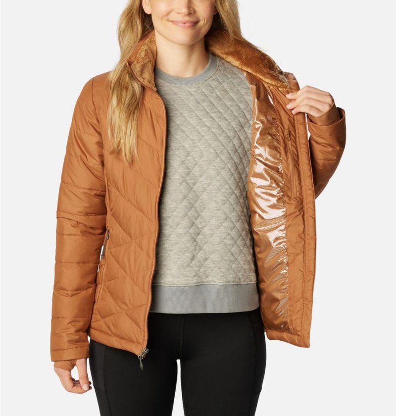 Brown Columbia Heavenly Women's Puffer Jacket | 13468VPQX