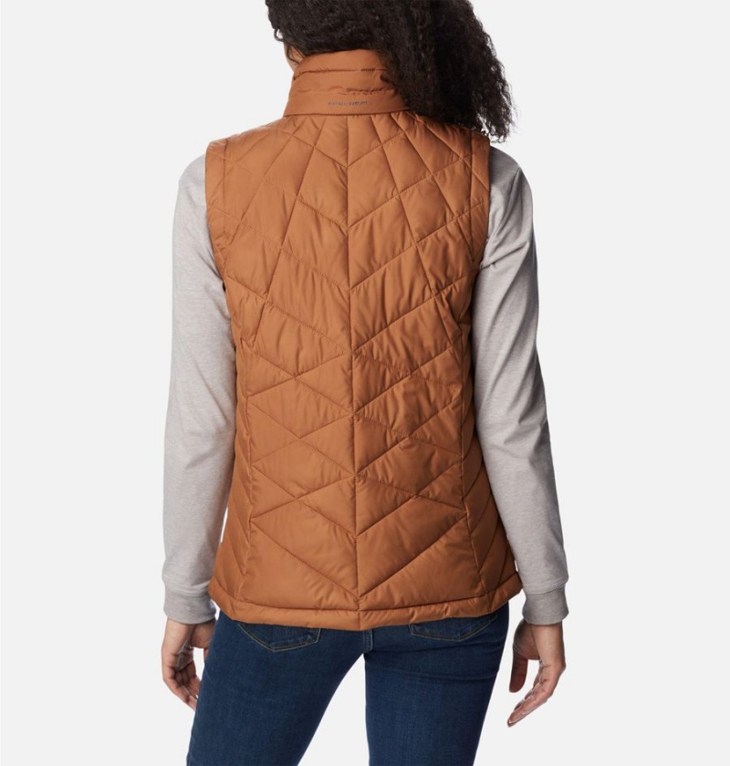 Brown Columbia Heavenly Women's Vest | 63842KIRO