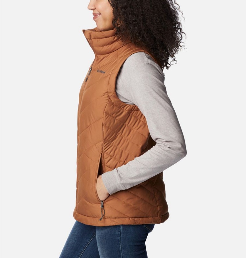 Brown Columbia Heavenly Women's Vest | 63842KIRO