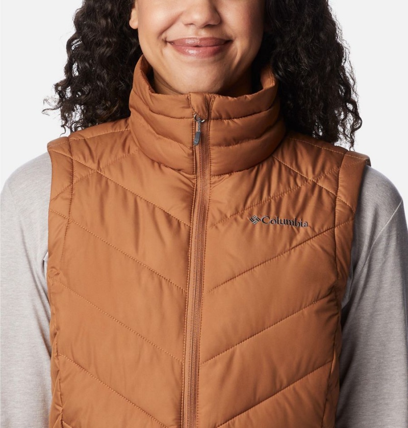 Brown Columbia Heavenly Women's Vest | 63842KIRO