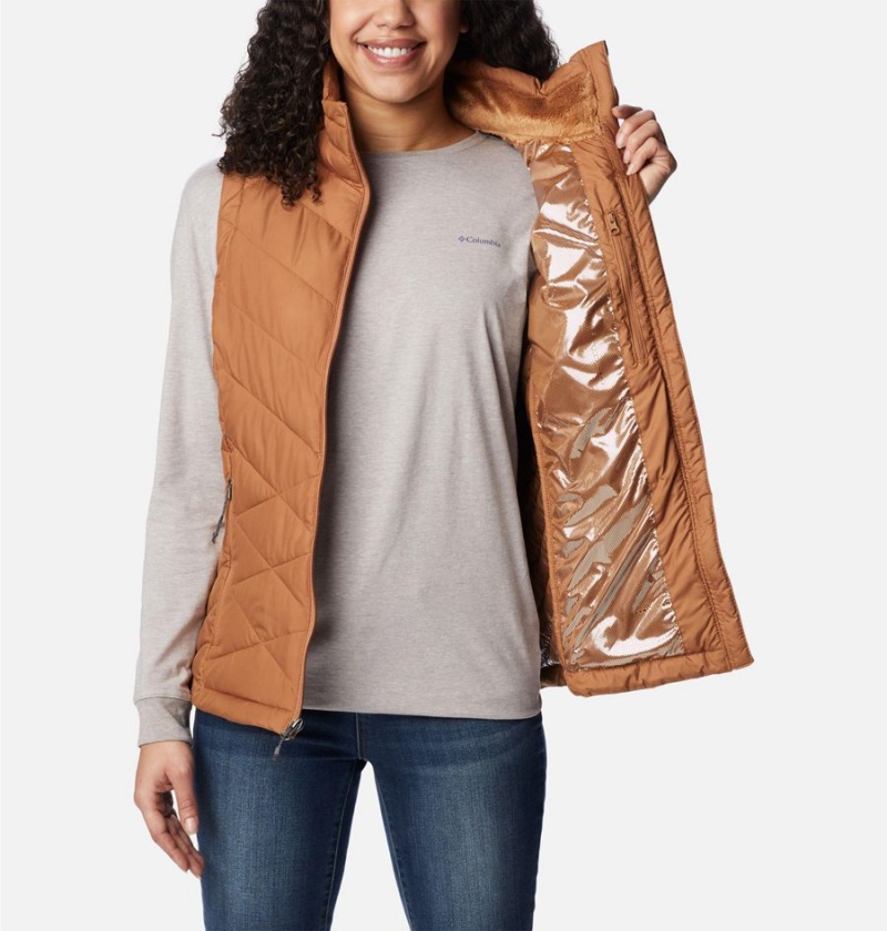 Brown Columbia Heavenly Women's Vest | 63842KIRO