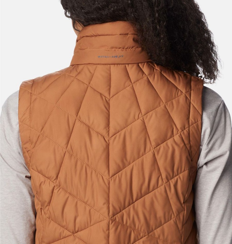 Brown Columbia Heavenly Women's Vest | 63842KIRO