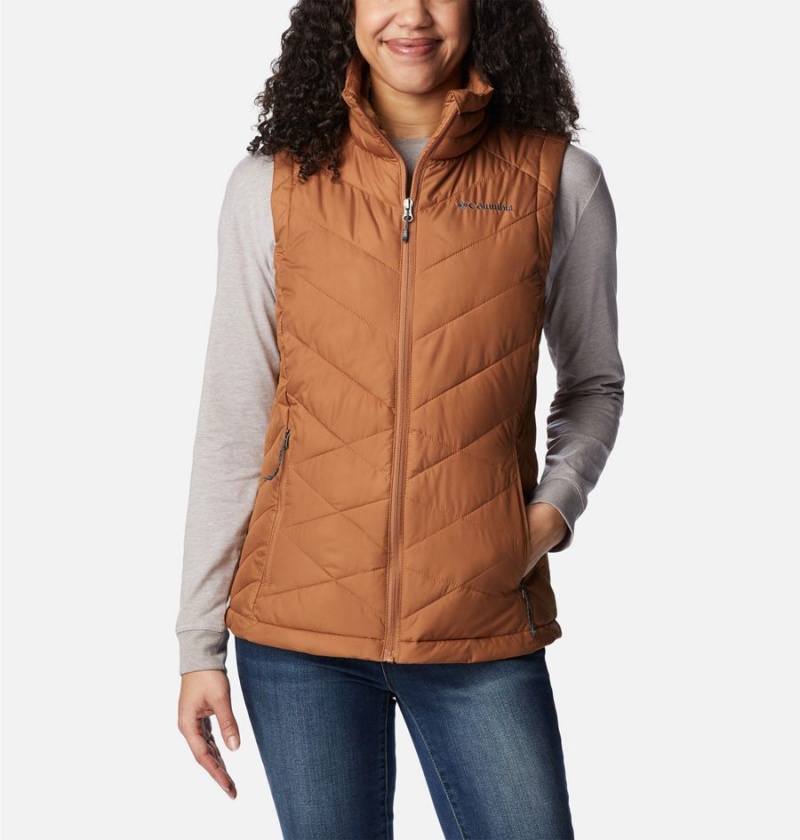 Brown Columbia Heavenly Women\'s Vest | 63842KIRO