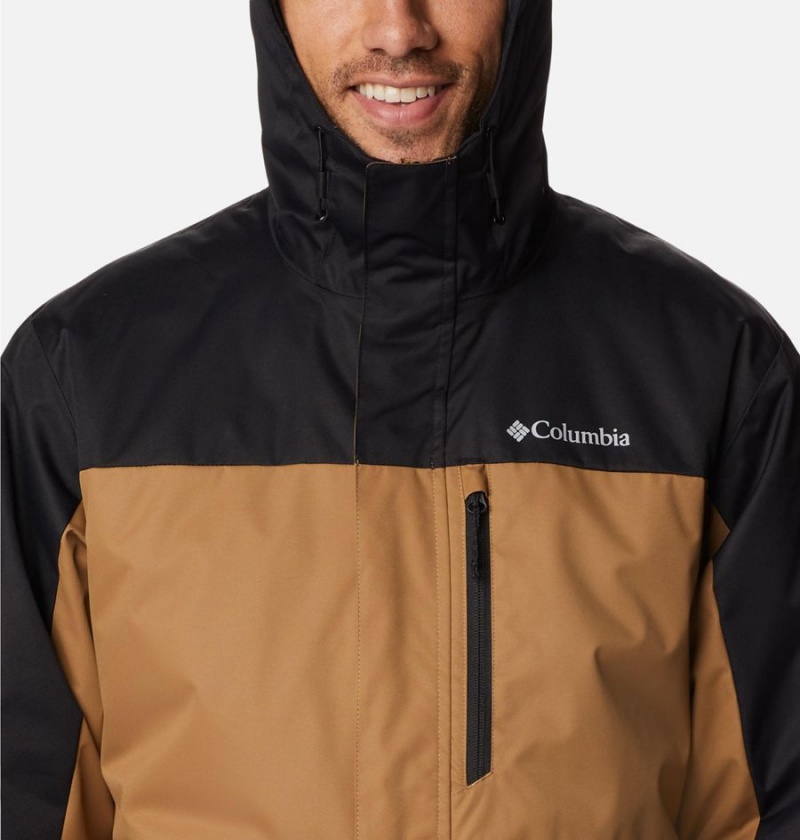 Brown Columbia Hikebound Insulated Men's Puffer Jacket | 09182GWAN