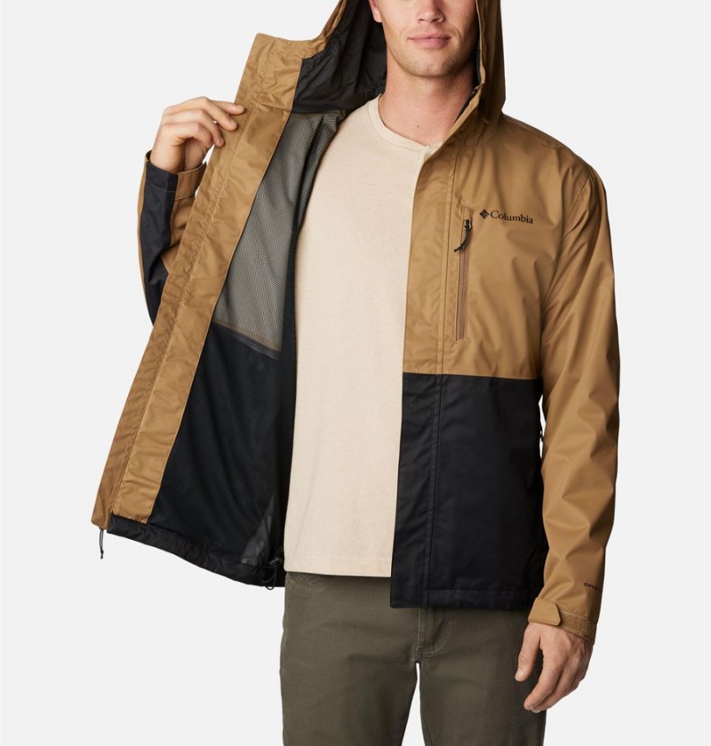 Brown Columbia Hikebound Men's Rain Jacket | 53142FUIB