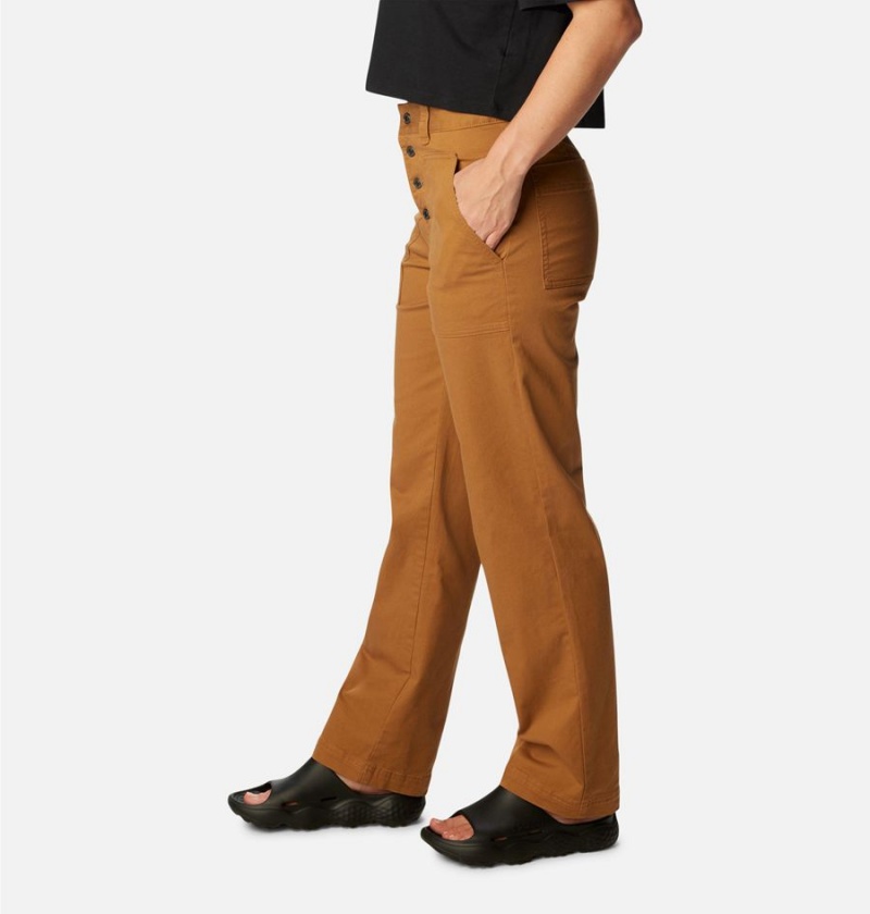 Brown Columbia Holly Hideaway Cotton Women's Pants | 75618XYOH