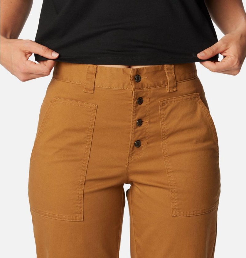 Brown Columbia Holly Hideaway Cotton Women's Pants | 75618XYOH