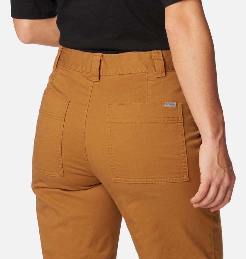 Brown Columbia Holly Hideaway Cotton Women's Pants | 75618XYOH