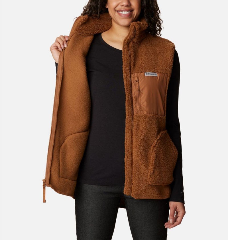 Brown Columbia Holly Hideaway Women's Vest | 38925SPXC