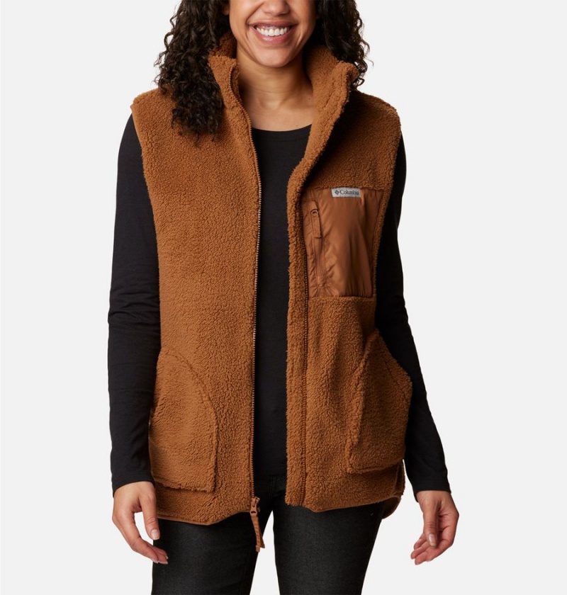 Brown Columbia Holly Hideaway Women's Vest | 38925SPXC