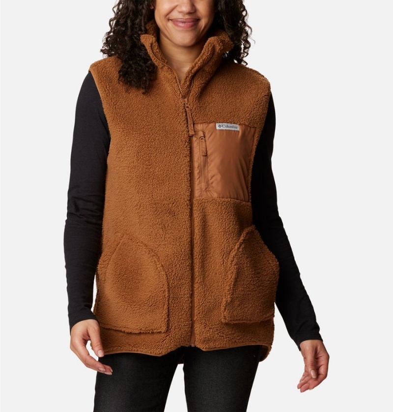 Brown Columbia Holly Hideaway Women\'s Vest | 38925SPXC