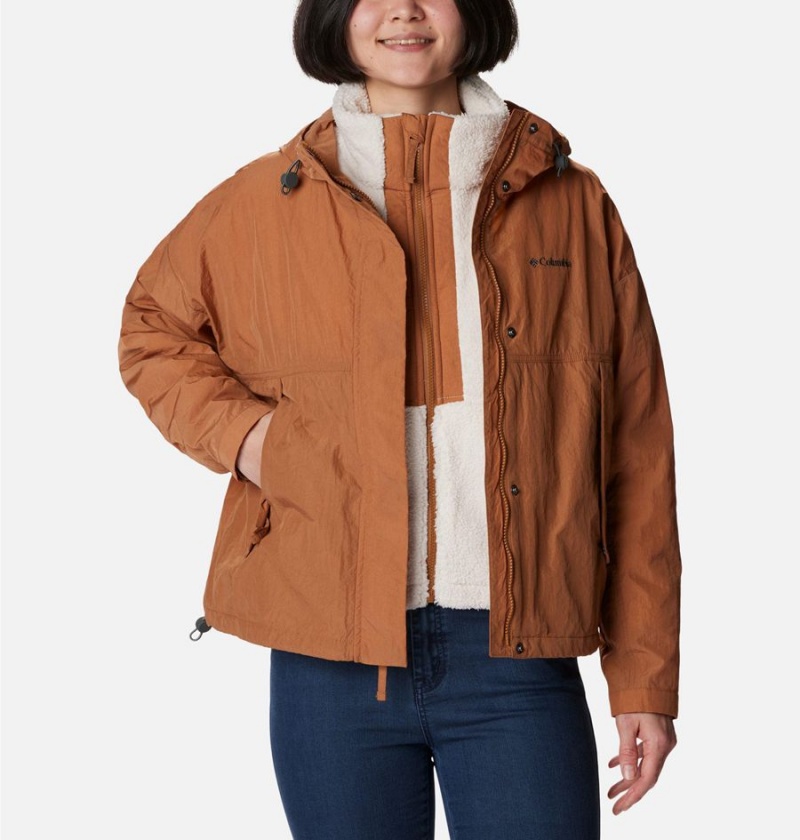 Brown Columbia Laurelwoods II Interchange Women's 3 In 1 Jackets | 28197FPIM